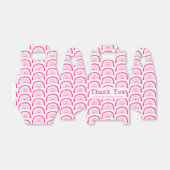 Ballotins Merci Rainbow personnalisable Anniversaire (Déplié)