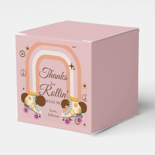 Ballotins Merci Rollin' With Me Roller Skate Anniversaire (Verso)