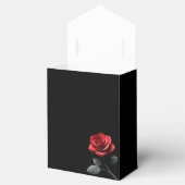 Ballotins Merci rose Mariage simple rouge (Ouvert)