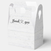 Ballotins Merci Souriant Coeur Sur Bois Blanchi (Ouvert)