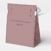 Ballotins "Merci" sur rose poudré (Arrière)