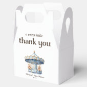 Ballotins Merci Teddy Bear Twin Boys Baby shower (Ouvert)