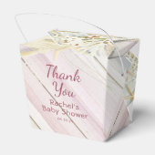 Ballotins Merci Tropical Beach Seashell Baby shower (Arrière)