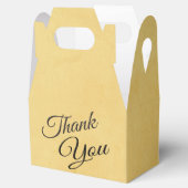 Ballotins Merci vintage Jaune Or Et Noir (Ouvert)