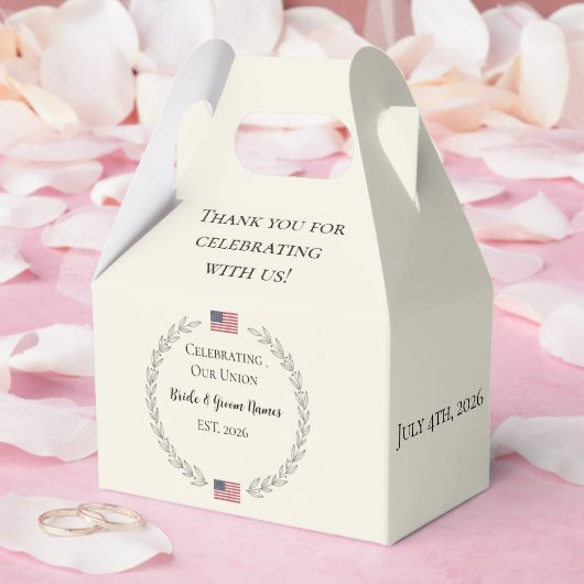 Ballotins merica 250th Anniversary Wedding  | Custom names (Mariage)