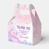 Ballotins Mermaid Merci fête d'anniversaire (Arrière)