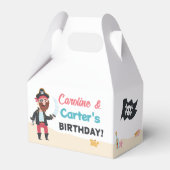 Ballotins Mermaid & Pirate Joint Anniversaire Merci (Arrière)