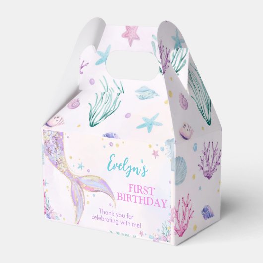 Ballotins Mermaid Queue sous la mer Girl Anniversaire (Verso)