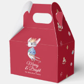 Ballotins Merry & Bright Nutcracker Mouse Favor Box (Recto)