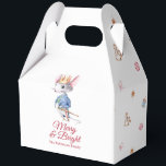 Ballotins Merry & Bright Nutcracker Mouse Favor Box<br><div class="desc">Add a touch of nostalgic charm to your holiday celebrations with this elegant Christmas favor box. Featuring a watercolor nutcracker mouse on a white background with the festive phrase “Merry & Bright, ” it brings warmth and whimsy to your holiday table. Perfect for party favors, small gifts, or festive treats....</div>