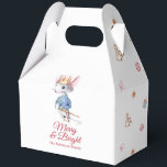 Ballotins Merry & Bright Nutcracker Mouse Favor Box<br><div class="desc">Add a touch of nostalgic charm to your holiday celebrations with this elegant Christmas favor box. Featuring a watercolor nutcracker mouse on a white background with the festive phrase “Merry & Bright, ” it brings warmth and whimsy to your holiday table. Perfect for party favors, small gifts, or festive treats....</div>