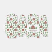 Ballotins Merry Christmas Gingerbread House & Spruce Trees (Déplié)