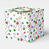 Ballotins Merry Christmas Trimings  Favor Box (Verso)
