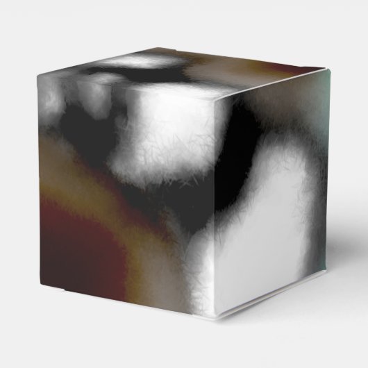 Ballotins Message dans une bouteille : Brown Abstrait, Turqu (Arrière)