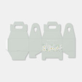 Ballotins Message de Pâques personnalisé Bordure florale bla (Déplié)