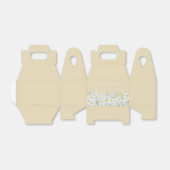 Ballotins Message de Pâques personnalisé Bordure florale bla (Déplié)