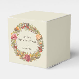 Ballotins Message personnalisé Flore Wreath Thanksgiving