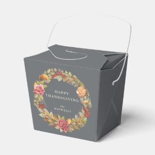 Ballotins Message personnalisé Flore Wreath Thanksgiving