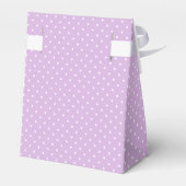 Ballotins Micro pois blanc - Lilas doux (Arrière)