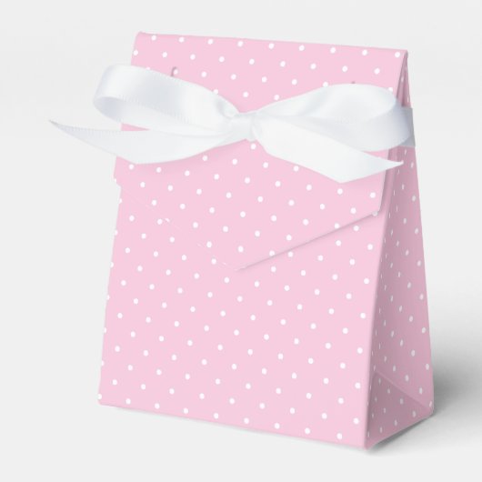 Ballotins Micro pois blanc - Rose clair (Verso)