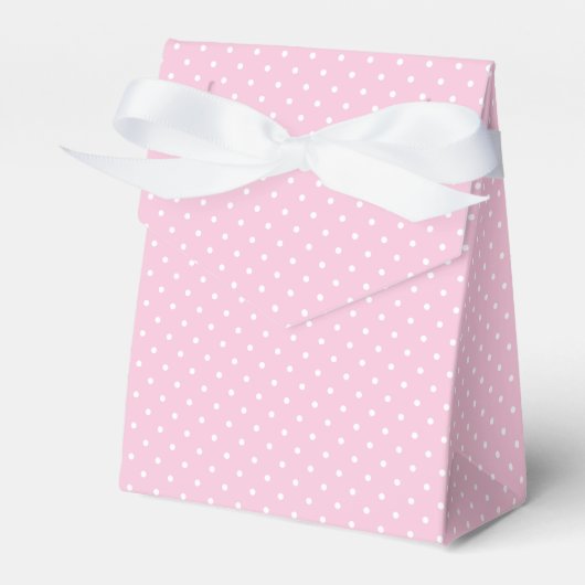 Ballotins Micro pois blanc - Rose clair (Verso)