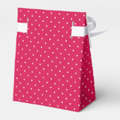 Ballotins Micro pois blanc rouge framboise (Arrière)