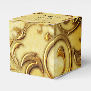 Ballotins Midas Touch Gold Wedding Favor Box