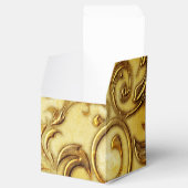 Ballotins Midas Touch Gold Wedding Favor Box (Ouvert)