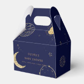 Ballotins Midnight Galaxy Moon Star Boy Baby shower (Arrière)