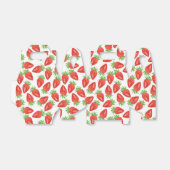 Ballotins mignon motif fraise carrelé Ballotin (Déplié)