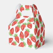 Ballotins mignon motif fraise carrelé Ballotin (Verso)