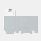 Ballotins mignonne aquarelle éléphant bébé douche boîte de f (Déplié)