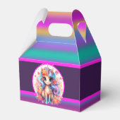 Ballotins mignonne filles Joyeux Anniversaire licorne (Arrière)