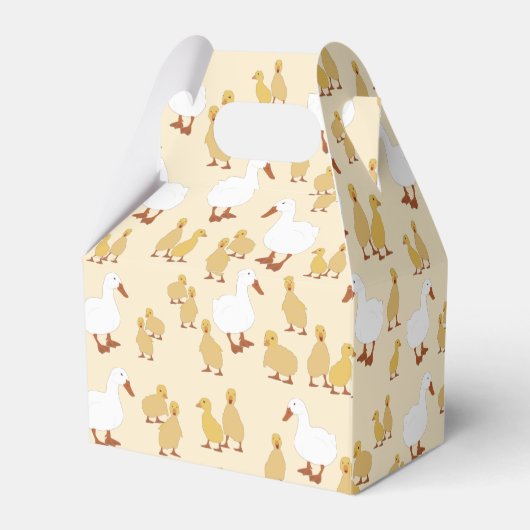 Ballotins Mignonne Mère Canard & Bébé Motif Monogramme (Arrière)