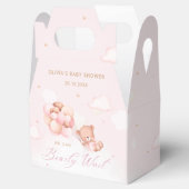 Ballotins Mignonne rose Teddy ours fille Merci Baby shower (Ouvert)