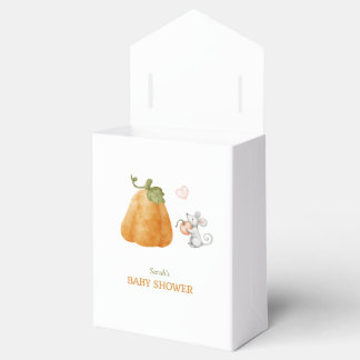 Ballotins Mignonne Souris Citrouille Baby Shower d'Automne