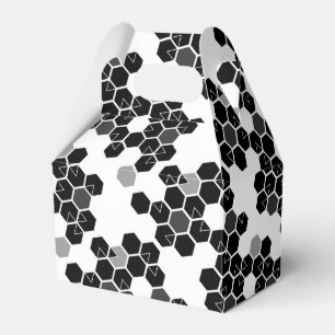 Ballotins Mignons motifs de données hexadécimales noir et bl