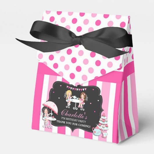 Ballotins Mignons Pots Rose Filles Tea Party Anniversaire Me (Verso)