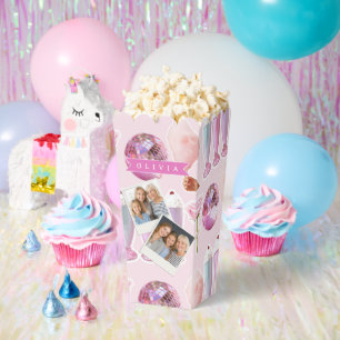 Ballotins Milkshake Rose Rétro Personnalisé Coquette Mignonn