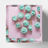 Ballotins Mini-gâteaux turquoises et roses (Haut)