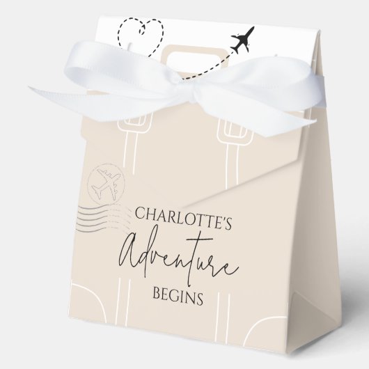 Ballotins Mini Suitcase voyage aventure commence Graduation (Recto)