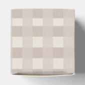 Ballotins Minimal Beige Checkerboard Design (Haut)