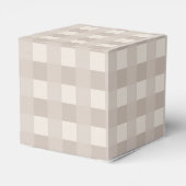 Ballotins Minimal Beige Checkerboard Design (Arrière)
