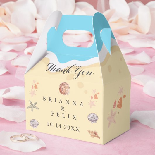 Ballotins Minimal Blue Ocean Summer Wedding (Mariage)