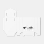 Ballotins Minimal et Chic Mr & Mrs. | Mariage (Déplié)