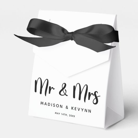 Ballotins Minimal et Chic Mr & Mrs. | Mariage (Verso)