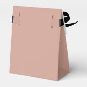 Ballotins Minimal et chic | Terracotta et Mariage noir (Arrière)