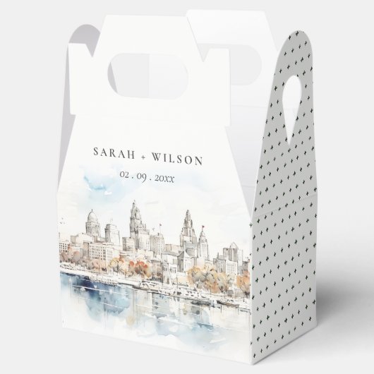 Ballotins Minimal Kansas City Missouri Watercolor Mariage (Ouvert)