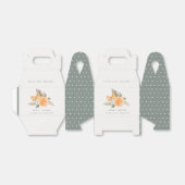 Ballotins Minimal Orange Botanique Aimer Merci Mariage (Déplié)