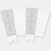 Ballotins Minimalist Grey Floral Pattern (Déplié)